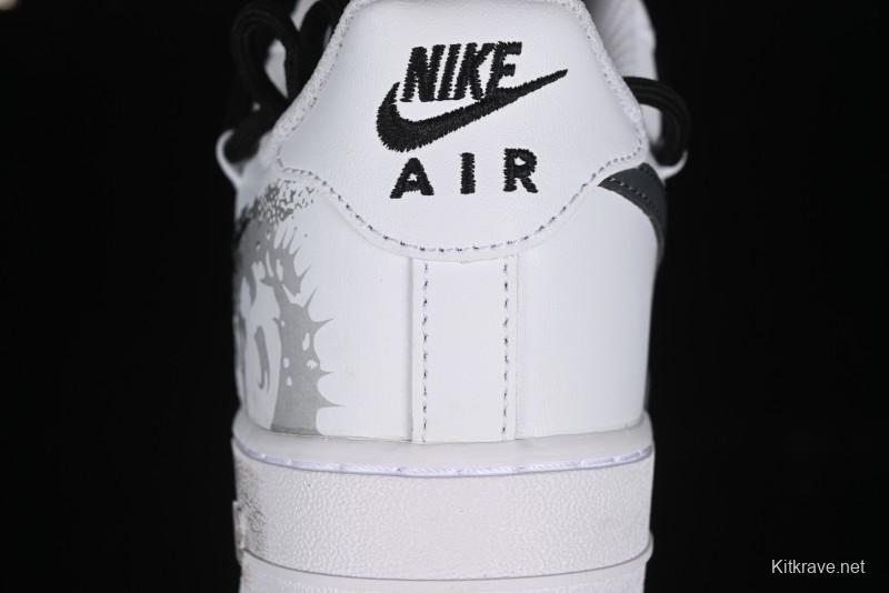 Nike Air Force 1 '07 Low Peace Dove Spray Custom Low-Top Casual Sneakers - ZH0316-031