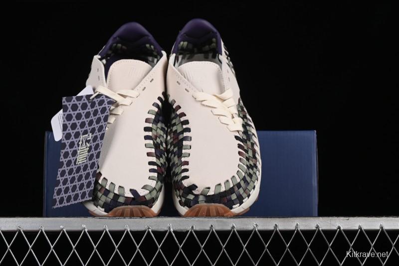 Nike Footscape Woven Asymmetrical Knit Low-Top Lifestyle Sneakers with Nike Air Cushion - FV3615-191