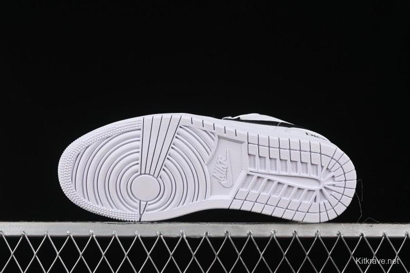 Nike Air Jordan 1 AJ1 Dior Collaboration - White Black Custom Low Top Retro Basketball Shoes - LJ6688-010