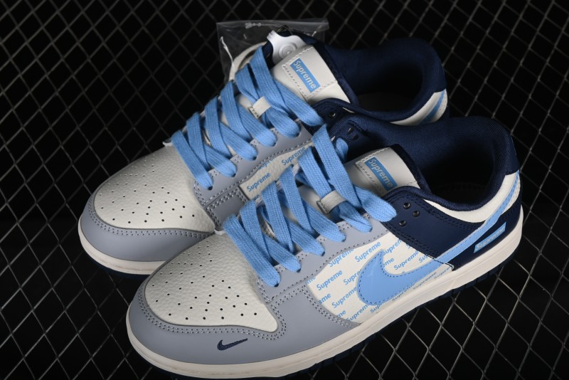 Nike SB Dunk Low Supreme Collaboration - Anniversary Edition High-End Custom Low-Top Casual Skate Shoes - CF3688-009
