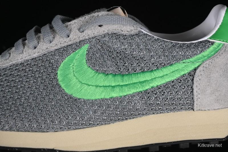 Nike Stussy Roshe Run LD-1000 Comfortable Versatile Non-Slip Durable Waffle Low-Top Casual Running Shoes - FQ5369-002