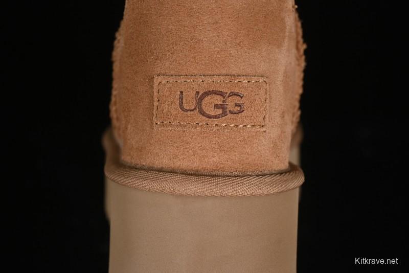 UGG Mini Bailey Button II Chelsea Boots with Chunky Platform - 1158051