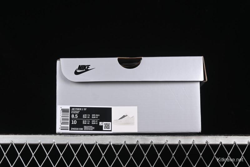 Nike Air Force 1 '07 Low Black Silk Chinese Style Casual Sneakers - ZH0316-036