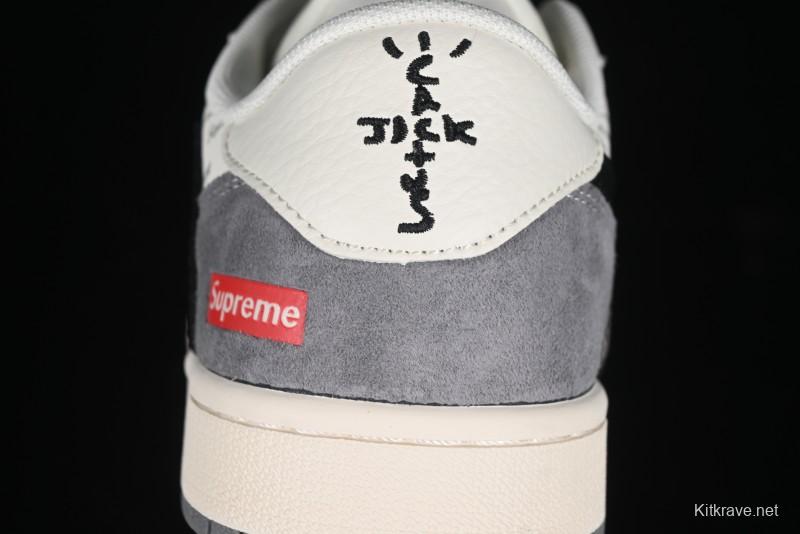 Nike Travis Scott x Fragment Design x Air Jordan 1 Low OG SP AJ1 Supreme Collaboration - XY2688-120