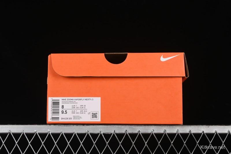 Nike ZoomX Vaporfly NEXT% 3 Marathon Series Foam Lightweight Cushioned Running Shoes - DV4129-103