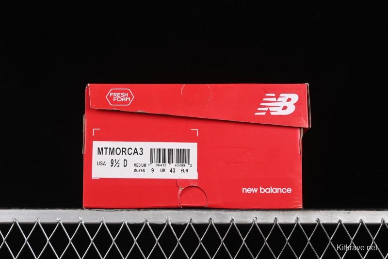 New Balance Fresh Foam X More V3TDS Low-Top Running Shoes with Durable Slip-Resistant Outsole - MTMORCA3