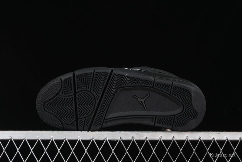 Nike Air Jordan 4 Retro Basketball Shoes with Mesh Design - FV7251-001