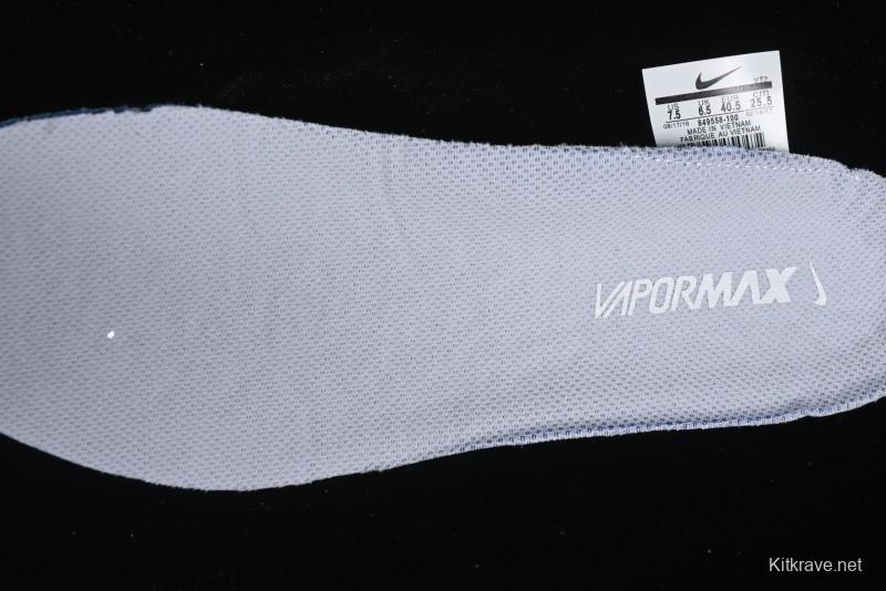 Nike Vapormax Flyknit Breathable Casual Running Shoes with Full-Length Air Cushion - 849558-100