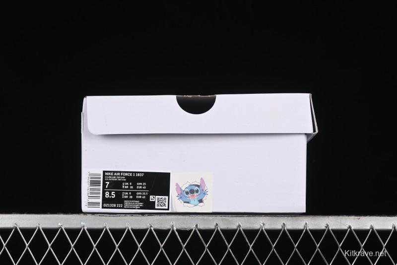 Nike Air Force 1 '07 Low x Stitch Casual Lace-Up Sneakers - DZ1328-222