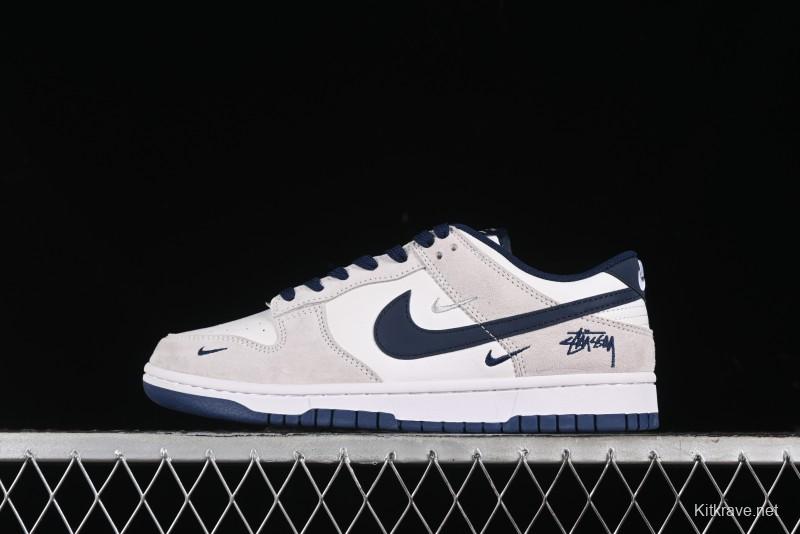 Nike SB Dunk Low Stussy Anniversary Edition Custom Low-Top Casual Skate Shoes - KK1888-003