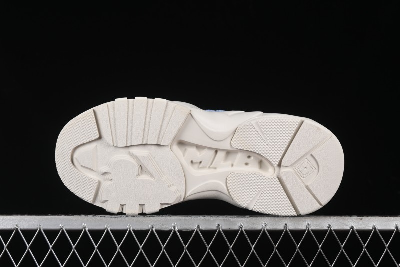 New York Yankees MLB Bigball Chunky Window Velvet Monogram Thick Sole Casual Running Shoes - 3ASHWVM4650NYS