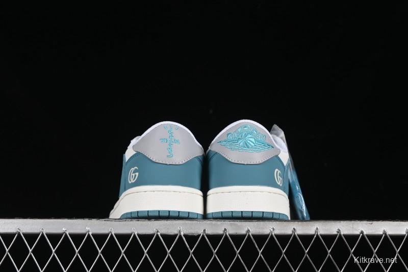 Nike Travis Scott x Fragment Design x Air Jordan 1 Low OG SP AJ1 Retro Sneakers - LJ5188-022