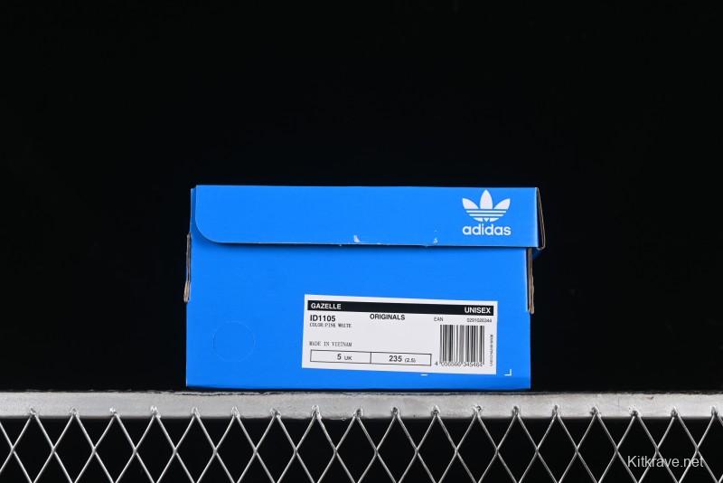 Adidas Gazelle W ID1105 Low-Top Casual Slip-Resistant Wear-Resistant Skate Shoes