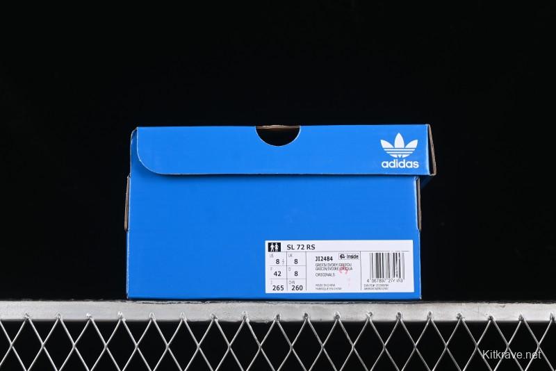 Adidas Originals SL 72 RS Retro Running Shoes with Ecotex Tongue and EVA Midsole - JI2484