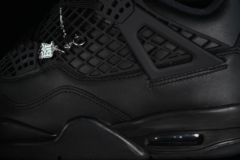 Nike Air Jordan 4 Retro Basketball Shoes with Mesh Design - FV7251-001