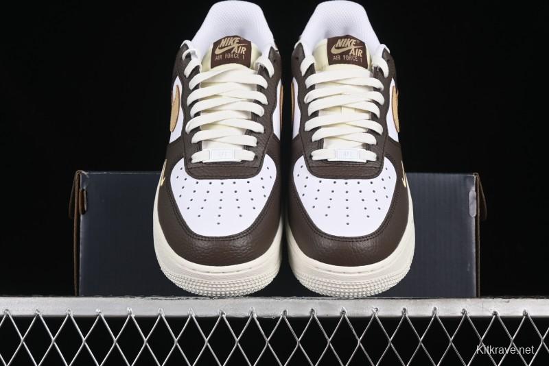 Nike Air Force 1 '07 Low Casual Sneakers with Full-Length Air Cushion - HM9656-001