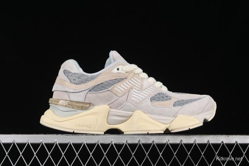 New Balance 9060 Retro Casual Running Sneakers with ABZORB Cushioning Technology - U9060BW1