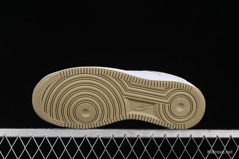 Nike Air Force 1'07 Low Casual Sneakers with Full-Length Air Cushion - FJ4146-110