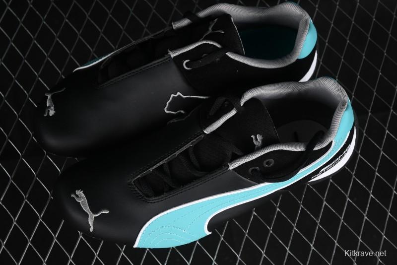 Puma Sparco Future Round Toe Lace-Up Leather Fabric Low-Top Lifestyle Casual Shoes - 308155-01