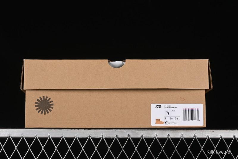 UGG Classic Mini Alpine Genuine Leather Warm and Versatile Snow Boots - 1158251