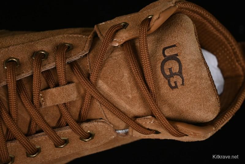 UGG Burleigh Boot Men's Lace-Up Winter Snow Boots with Lightweight Anti-Slip Combo Sole - 1153750