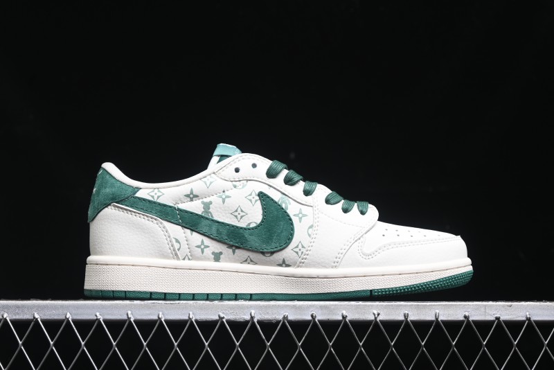 Nike Travis Scott x Fragment Design x Air Jordan 1 Low OG SP AJ1 Collaboration Sneakers - SJ2068-112