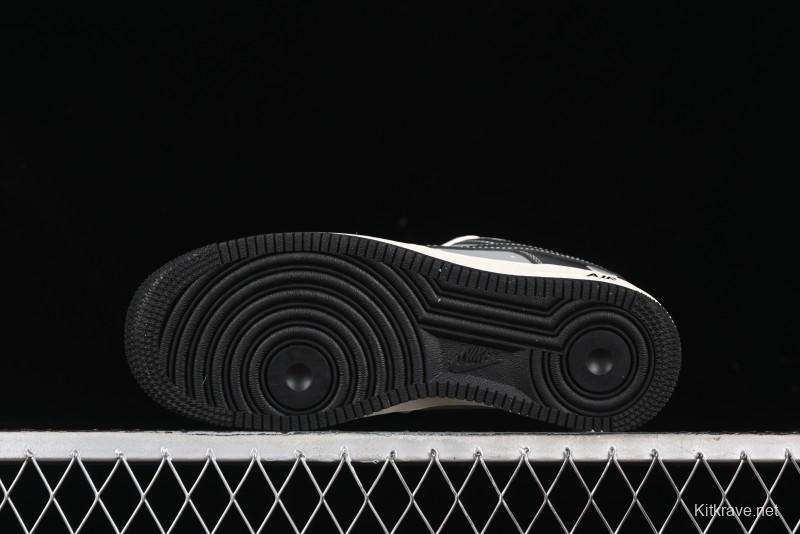 Nike Air Force 1 '07 Low Bape Collaboration - Beige Grey Black Low-Top Casual Sneakers BB6566-209