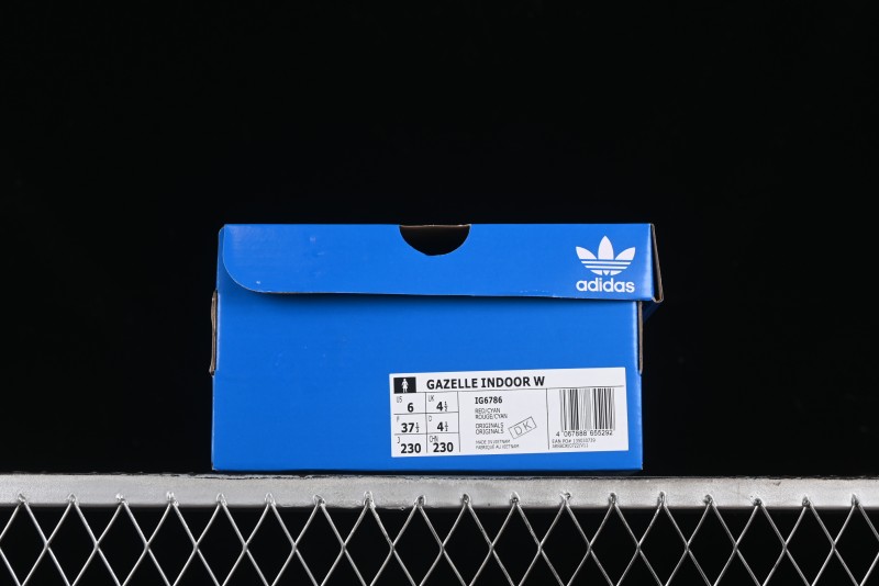 Adidas Originals Gazelle Indoor Sneakers with Thick Sole for Casual Wear Non-Slip耐磨 Low-Top Board Shoes - IG6786