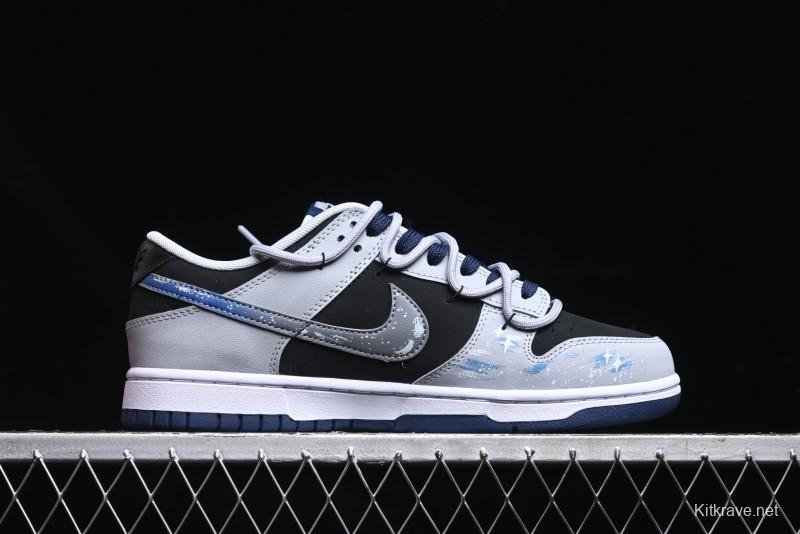 Nike Dunk Low Retro Casual Sneakers with Cosmic Star Eye Design - FQ8826-100