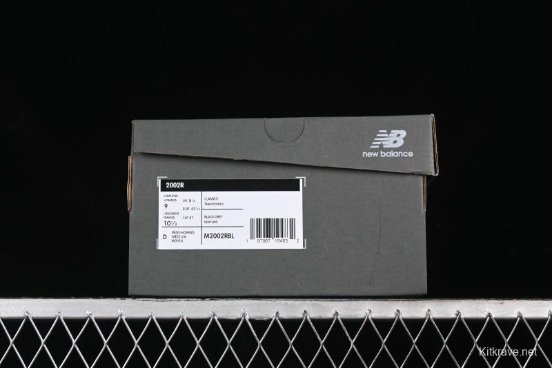 New Balance WL2002 Retro Casual Running Shoes with Upgraded N-ERGY Cushion - M2002RBL