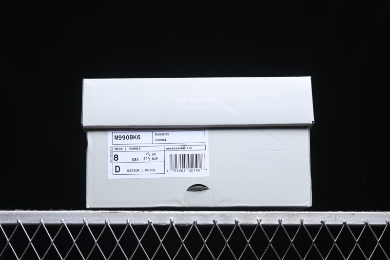 New Balance 990 Series High-End Made in USA Retro Casual Running Shoes - M990BK6