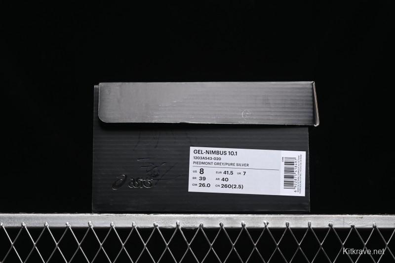 Asics Gel-Nimbus 10.1 Retro Breathable Casual Shoes with Cushioning for Men - 1203A543-020