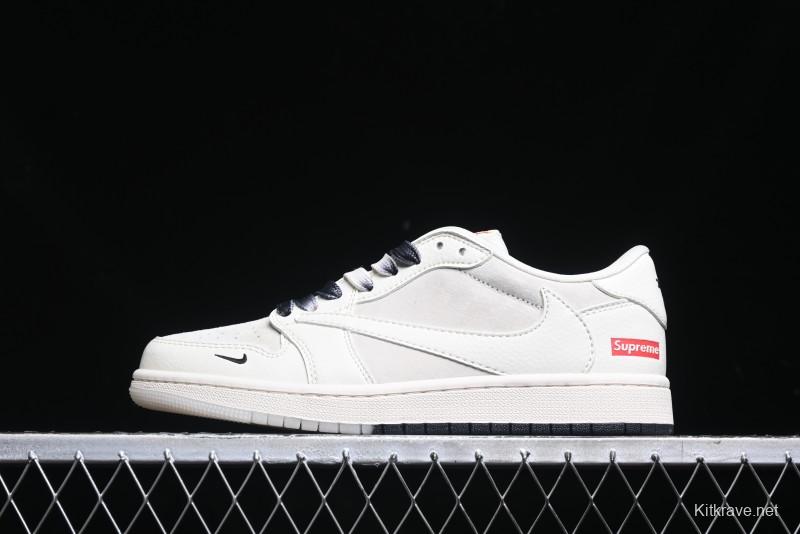 Nike Travis Scott x Fragment Design x Air Jordan 1 Low OG SP AJ1 Sneakers - BB7518-002