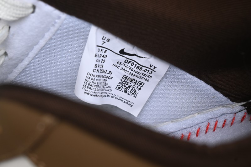Nike Air Force 1 '07 Low Bape Collaboration - Brown Violent Bear Casual Sneakers - DF0188-013