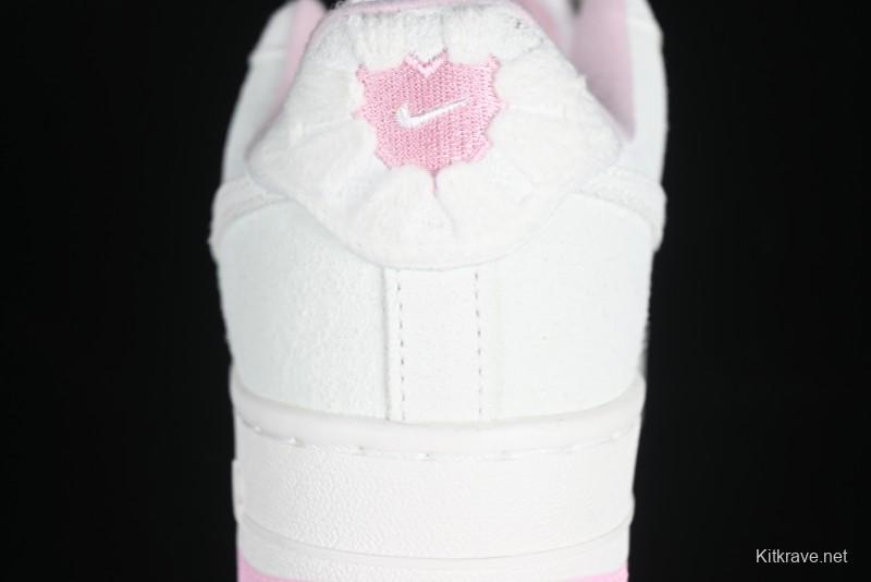 Nike Air Force 1 '07 Low Valentine's Day Limited Casual Sneakers with Full-Length Air Cushion - HV5992-111