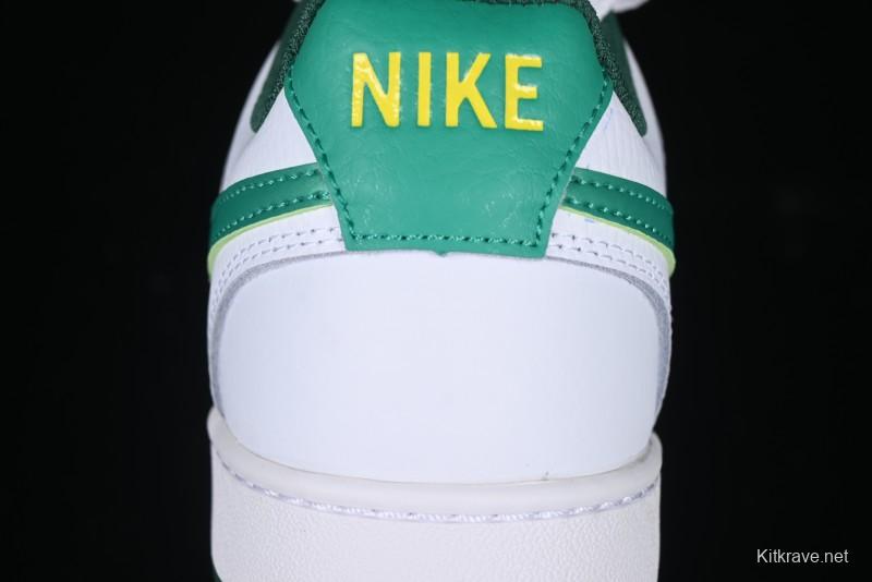 Nike Court Vision Low Lo Leather Low-Top Retro Casual Breathable Sneakers - FN3447-131