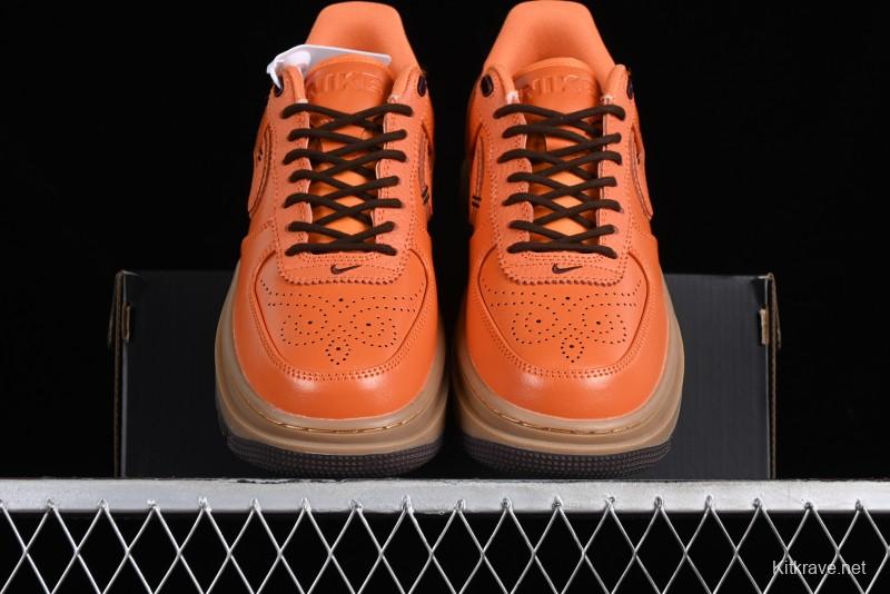 Nike Air Force 1 Low Luxe Casual Sneakers with Thick Sole and Waterproof Design - DM2451-800