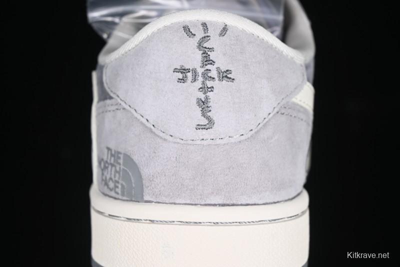 Nike Travis Scott x Fragment Design x Air Jordan 1 Low OG SP AJ1 Low Top Culture Casual Sneakers - XS3086-008