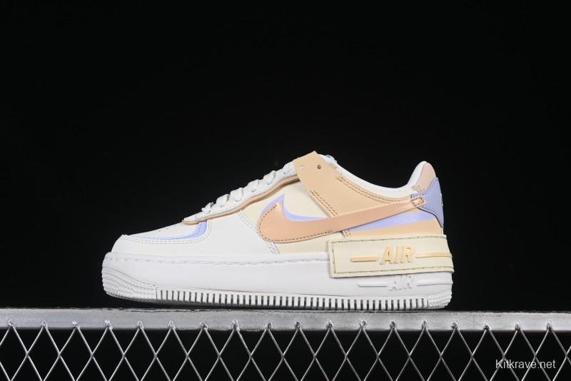 Nike Air Force 1 Shadow Lightweight Elevated Low-Top Sneakers - DZ1847-114