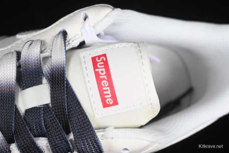 Nike Air Force 1 '07 Low Supreme Collaboration Casual Sneakers with Dual-Color Sole - XZ6188-017