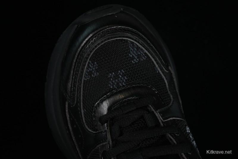 New York Yankees NY MLB Fast Ball Classic Monogram 24SS Retro Casual Running Shoes - 3ARNFSB4N07BKS