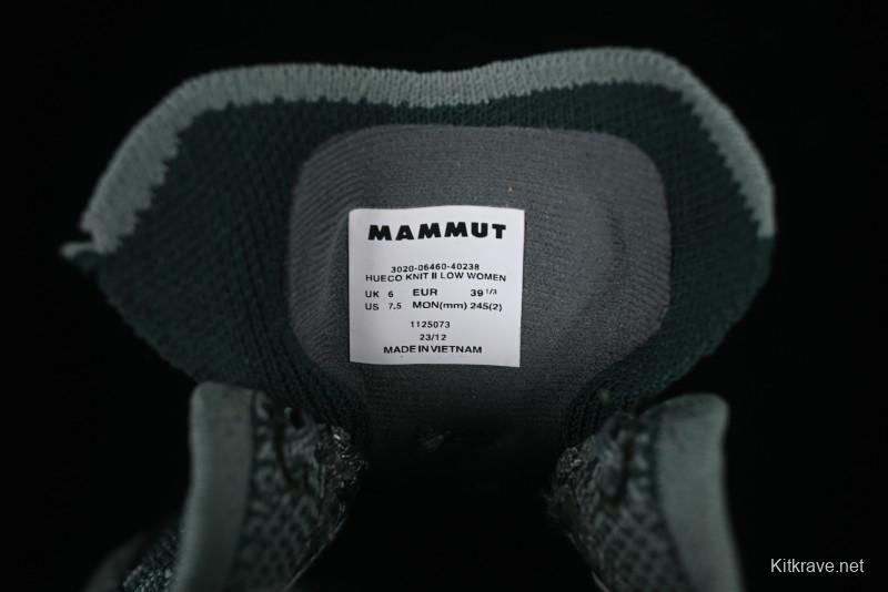 Mammut Hueco Knit II Low Hiking Shoes with Cushioning Anti-Slip and Abrasion-Resistant Design - 42808