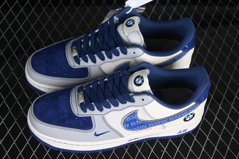 Nike Air Force 1 '07 Low BMW Collaboration Sky Blue White Low-Top Casual Sneakers - DM6688-017