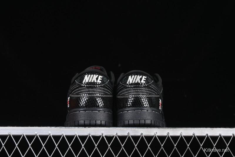 Nike SB Dunk Low Year of the Snake Limited Edition - Black Snake Anniversary High-End Custom Low-Top Casual Sneakers - CH8311-233