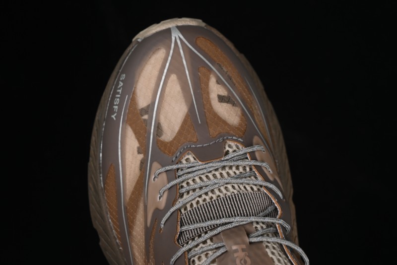 HOKA ONE ONE Satisfy Running Mafate Trail Low-Cut Cushioned Outdoor Hiking Shoes - 1157050 RBBR