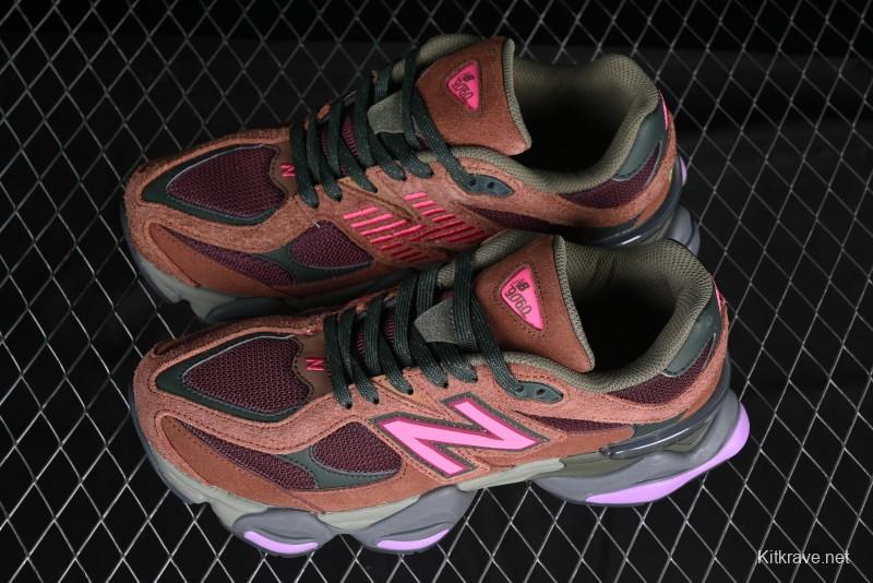 New Balance 9060 Retro Casual Running Shoes with ABZORB Cushioning Technology - U9060BUR