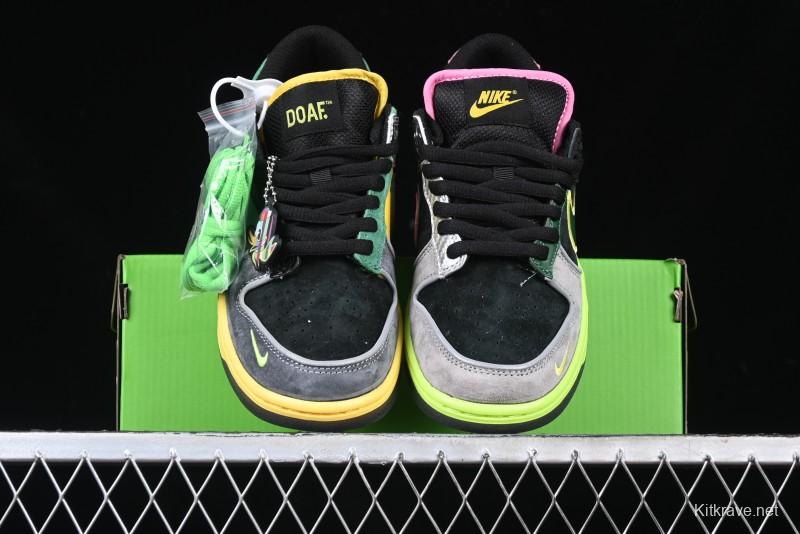 Nike Dunk Low "What The Ducks" Oregon Ducks Football Team Low-Top Casual Sneakers - HV1454-001
