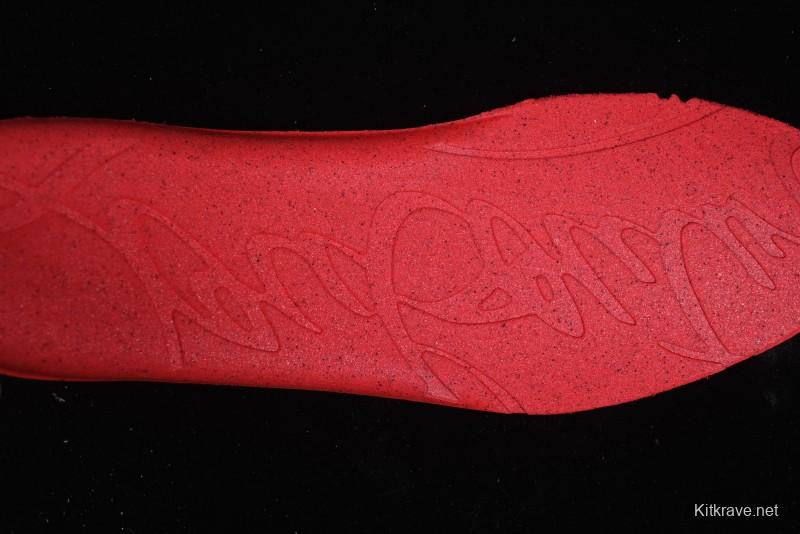 Christian Louboutin Funnyto Flat Comfortable Fashion Low-Top Sneakers in White Yellow Red - X.D4