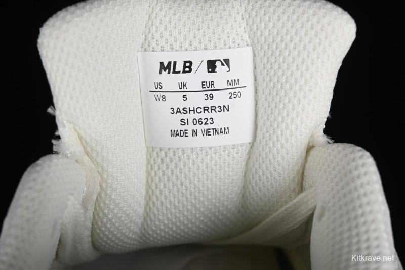 New York Yankees Chunky Runner Basic Lace-Up Lightweight Casual Sneakers - 3ASHCRR3N43WHS