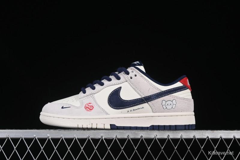 Nike SB Dunk Low Kaws Year of the Snake Collaboration Pig Eight Blue Hook Anniversary High-End Custom Low-Top Casual Sneakers - YX5066-249